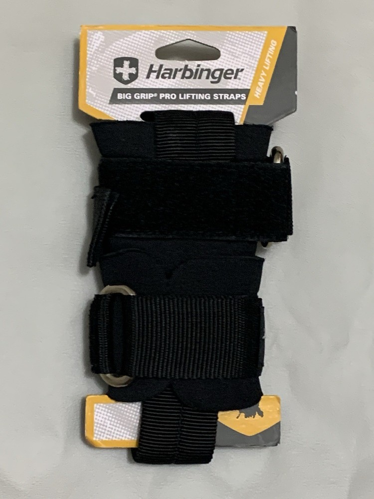 Harbinger Big Grip Pro Lifting Straps Maximum Support Heavy Lifting NEW