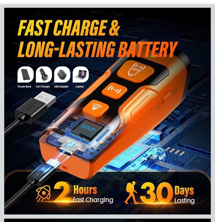 Dog Bark Deterrent Device, 3X Ultrasonic Anti Barking, 6 Training Modes