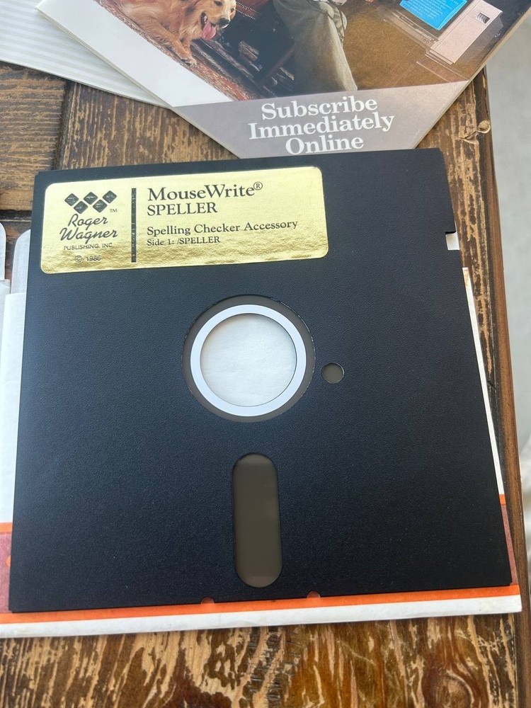 MouseWrite Word Processor Apple II/IIC Box Manuals Disks Roger Wagner