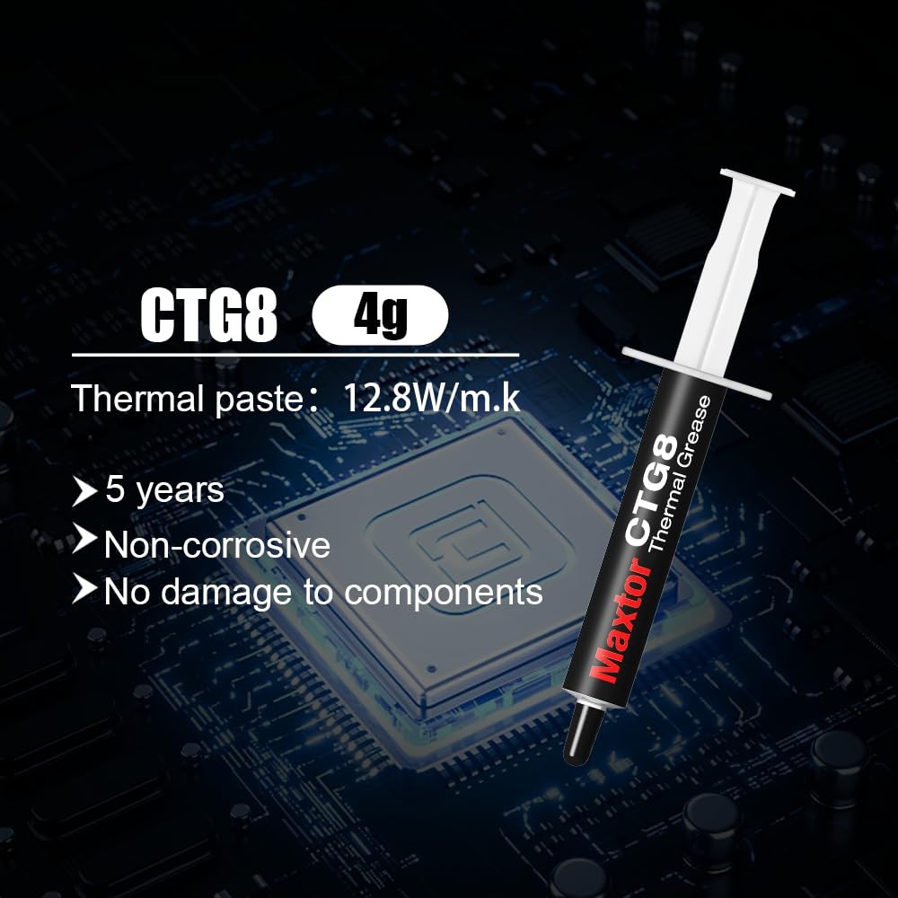 CTG8 4 Grams Thermal Compound Paste Heat Sink for IC/Processor/CPU/GPU/All Co...