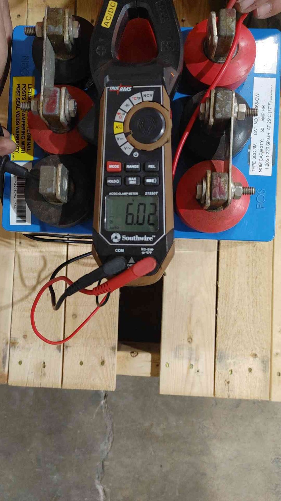 PowerSafe 3CC-3M 6V 50Ah Wet Cell Battery(SKU: 111483)