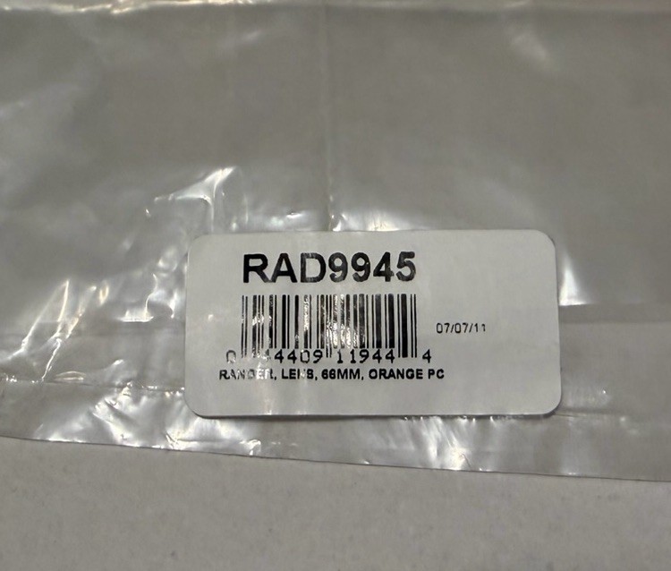 Randolph RE Ranger RAD9945 Orange Polycarbonate Shooting Glass Lens Replacement
