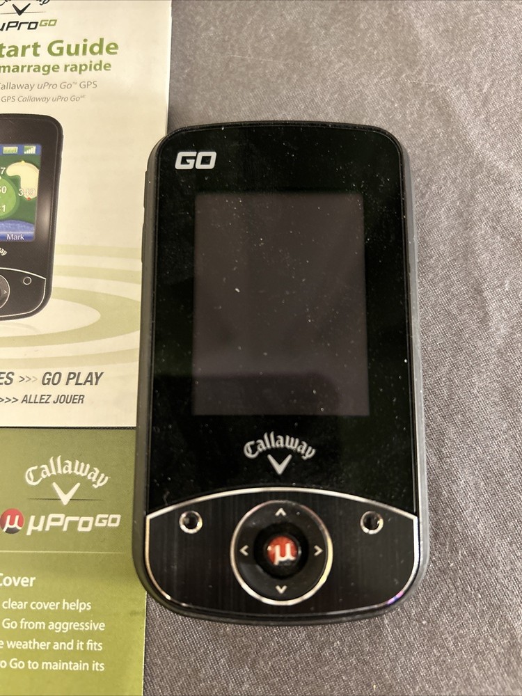Callaway Upro Go Handheld GPS Rangefinder Pre-Loaded Courses