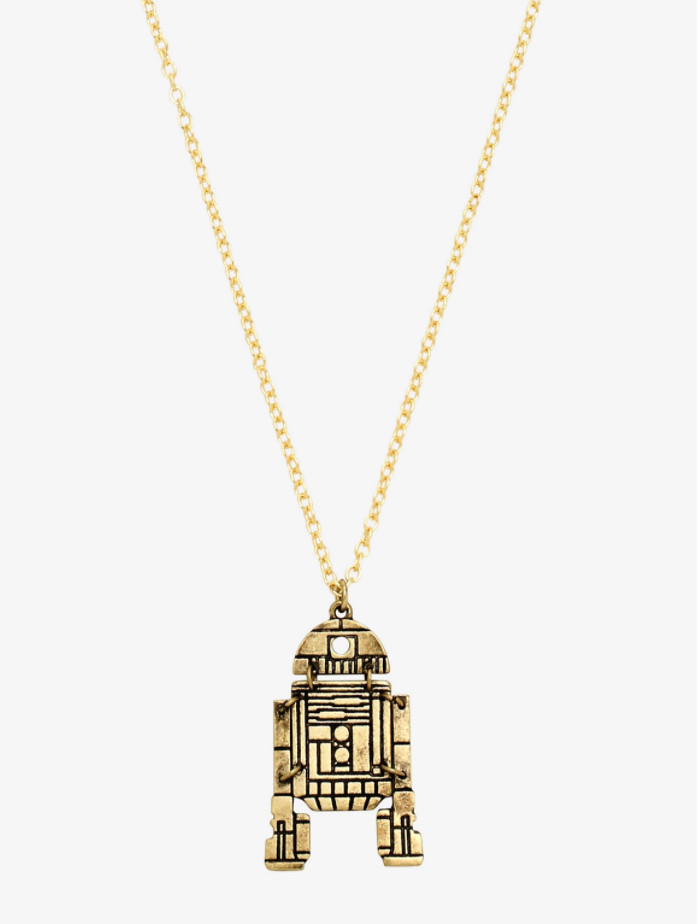 star wars swivel r2d2 necklace