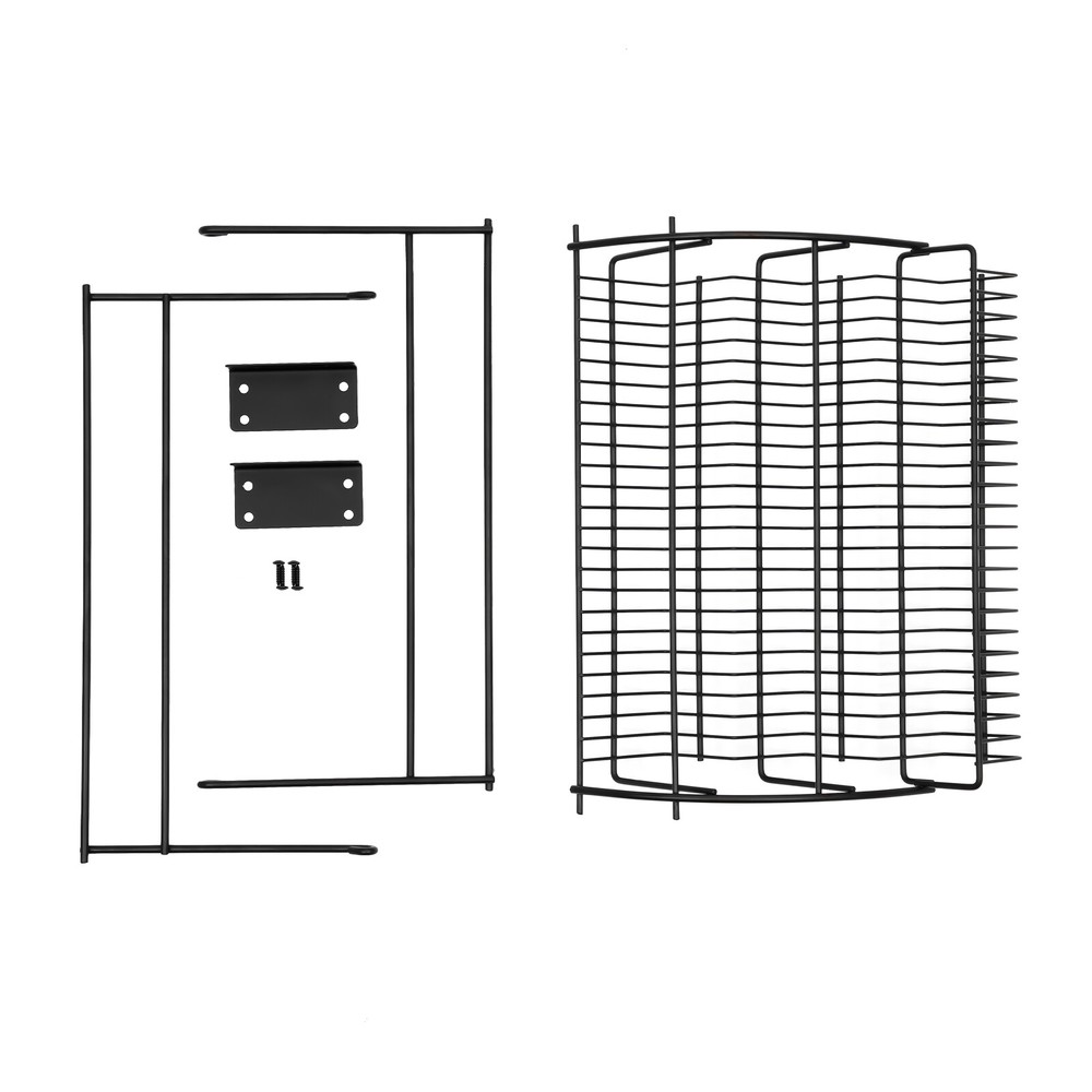 3 Layers Pull Down Spice Rack Pull Out Metal Cabinet Organizer Kitchen Stand