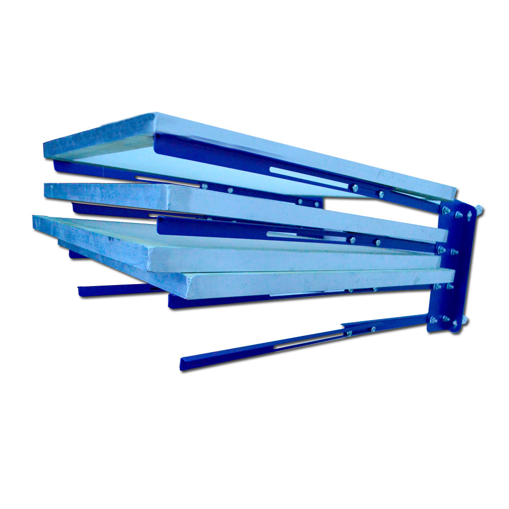 NEW 4 Layers Wall Mounted Screen Frame Rack Screen Printing Plate Storage Shelf