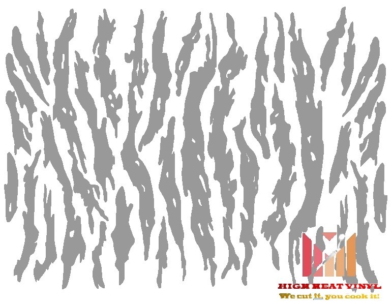 Standard Vinyl Stencil/Vinyl Decal 10" x 12" -Vietnam Tiger stripe style