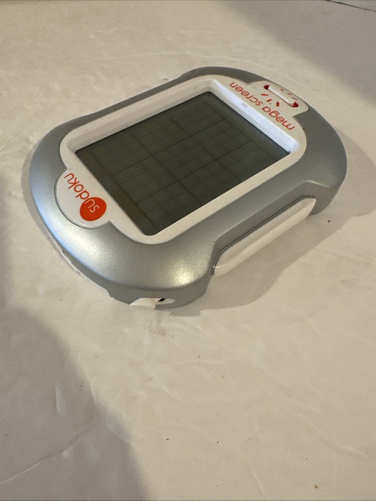 2005 TECHNO SOURCE MEGA SCREEN LIGHTED TOUCH SCREEN SUDOKU HANDHELD GAME