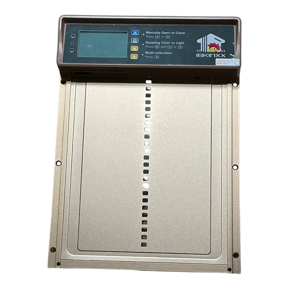 Parts Only Automatic Chicken Coop Door Solar Powered with Timer & Light Sensor