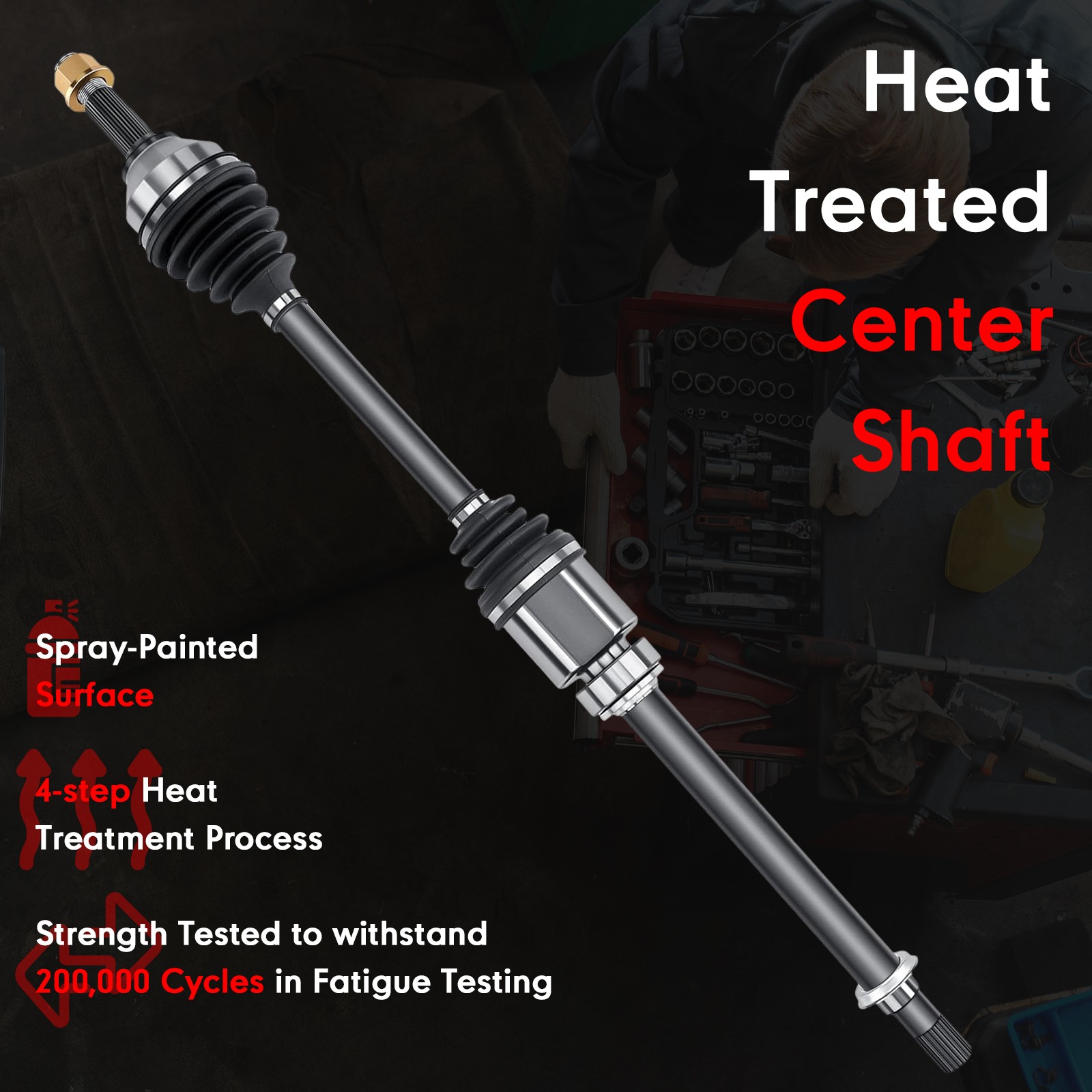 Front Left Right CV Axles AWD For Nissan Rogue 2008-2013 Rogue Select 2014 2015