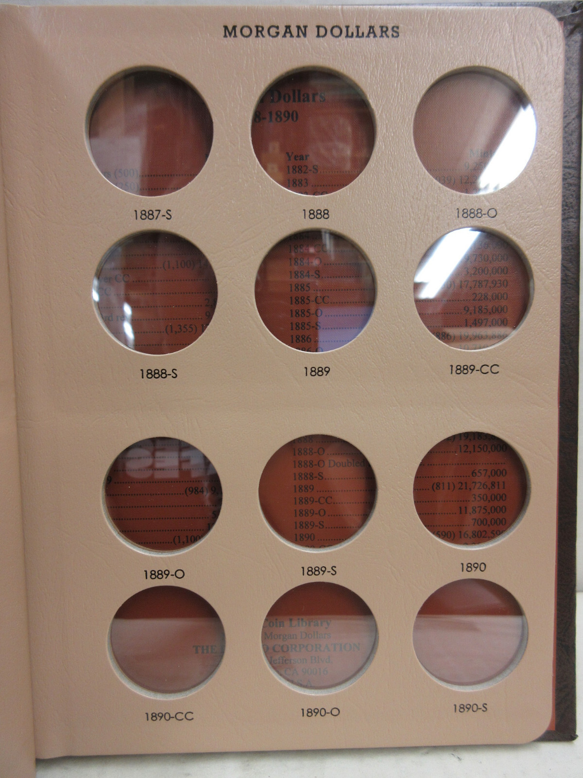 2 NEW Dansco Coin Albums #7178 & 7179 Morgan Dollars Complete Set 1878-1921