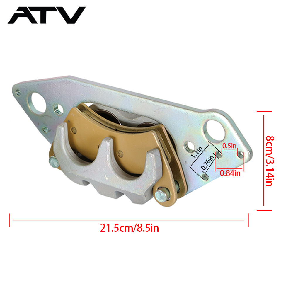 Front Brake Calipers W/Pads For Polaris Ranger 800/ Crew/ XP 2010 2011 2012-2015