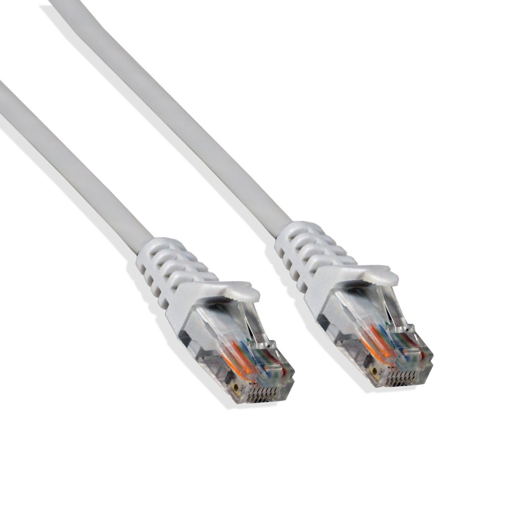 10FT Cat5e UTP Ethernet Network Patch Cable RJ45 Lan Wire White (25 Pack)