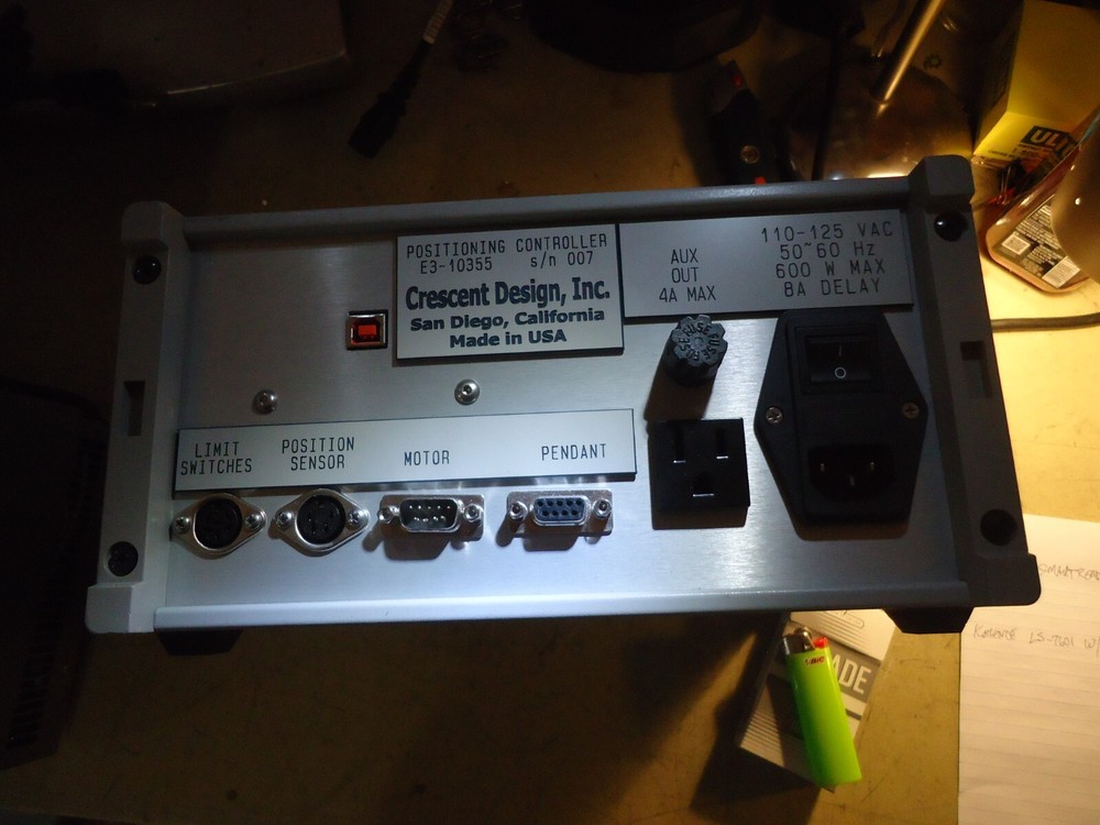 Crescent Design Model E3-10355 Positioning Controller With Remote