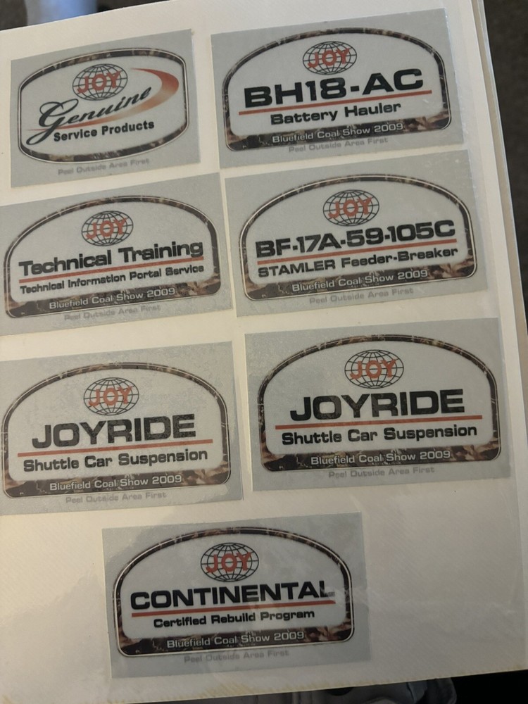 Joy Mining Stickers Nice Set