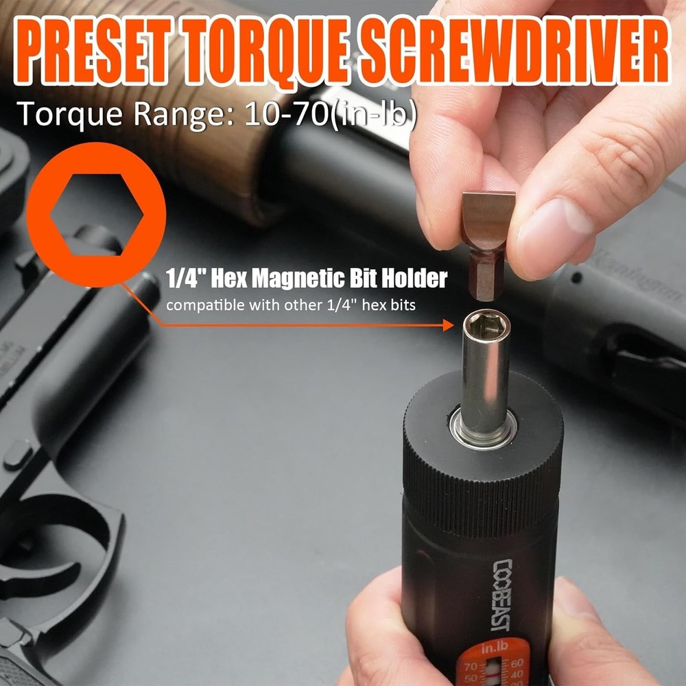 Precision Torque Wrench 10-70 In-lb with Case