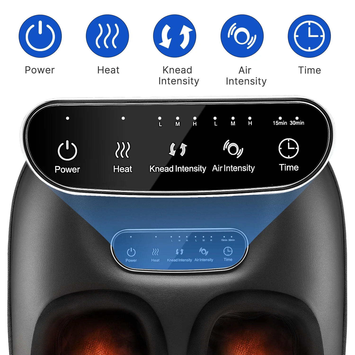 Renpho Shiatsu Foot Massager with Heat Neuropathy Tired Foot Blood Circulation