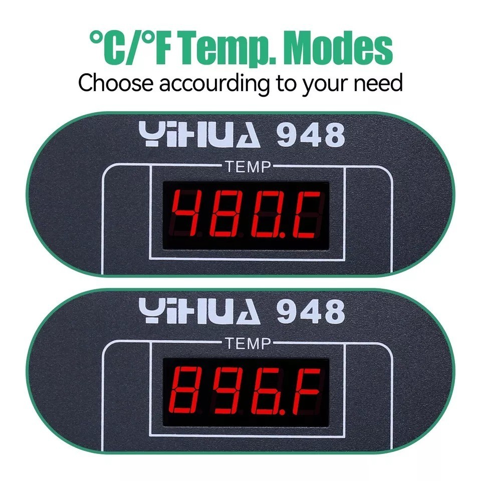 YIHUA 948 Series Desoldering Station Soldering Station Hot Air Rework Station