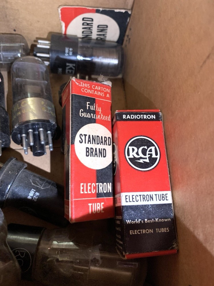 17 Pc LOT Electron Tubes NIB & unboxed Untested Vintage Radiotron