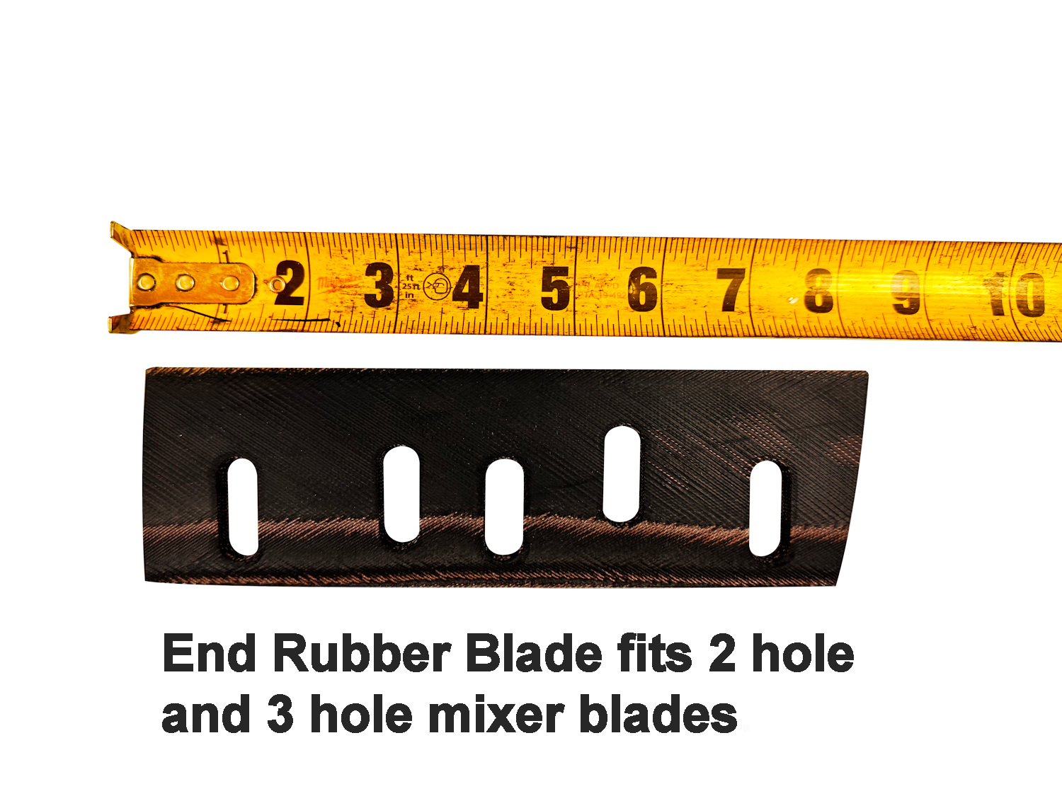Mortar Mixer Rubber SUPER Blades set 6 & 8 Cubic Feet Mixer. Toro Stone 132-7156