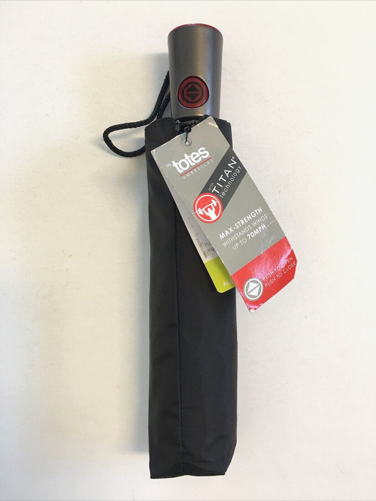 Titan Totes Automatic Open Close Umbrella Max Strong Wind Proof Resist Compact