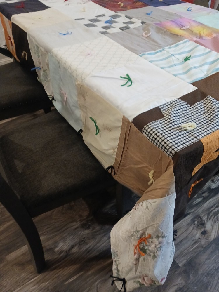 AMISH HANDMADE QUILT! 60x80 New Reversible Patchwork Quilt