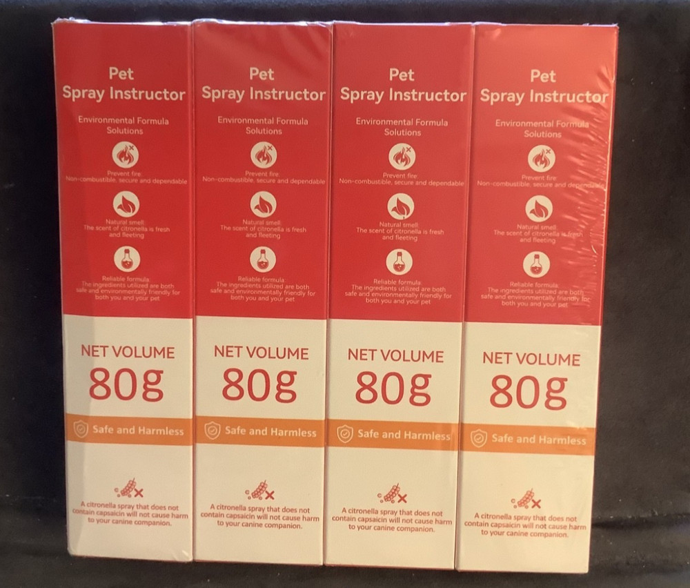 4 BOTTLES SPRAY INSTRUCTOR PET TRAINER FOR PET BEHAVIOR TRAINING 80g EACH