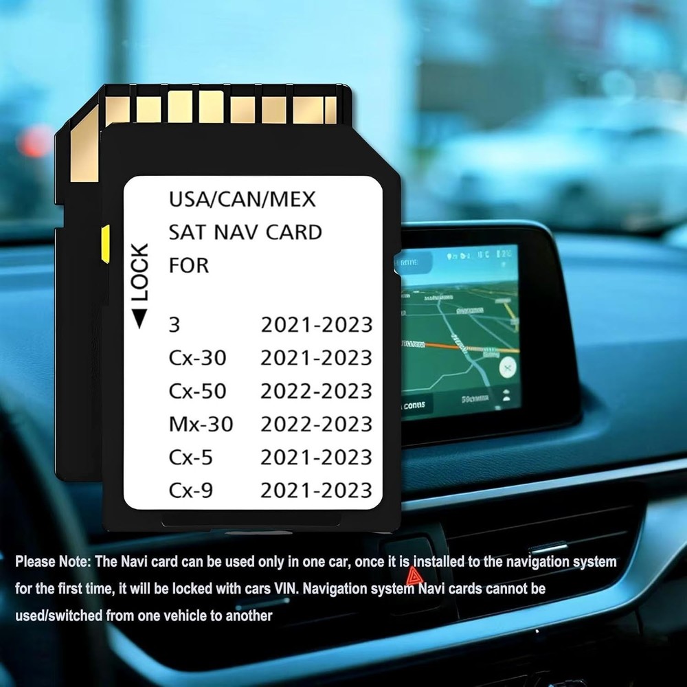Effortless Navigation with 2023 Mazda GPS Map Memory Card - 10-
