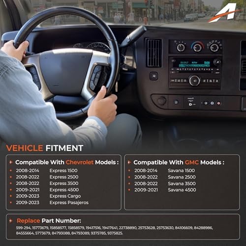 Front Climate Control Module Compatible with Chevy Express 1500 2500 3500 2008