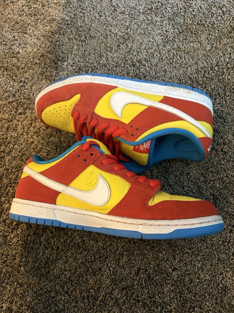 Nike dunk low pro SB ‘Bart Simpson’ size 10