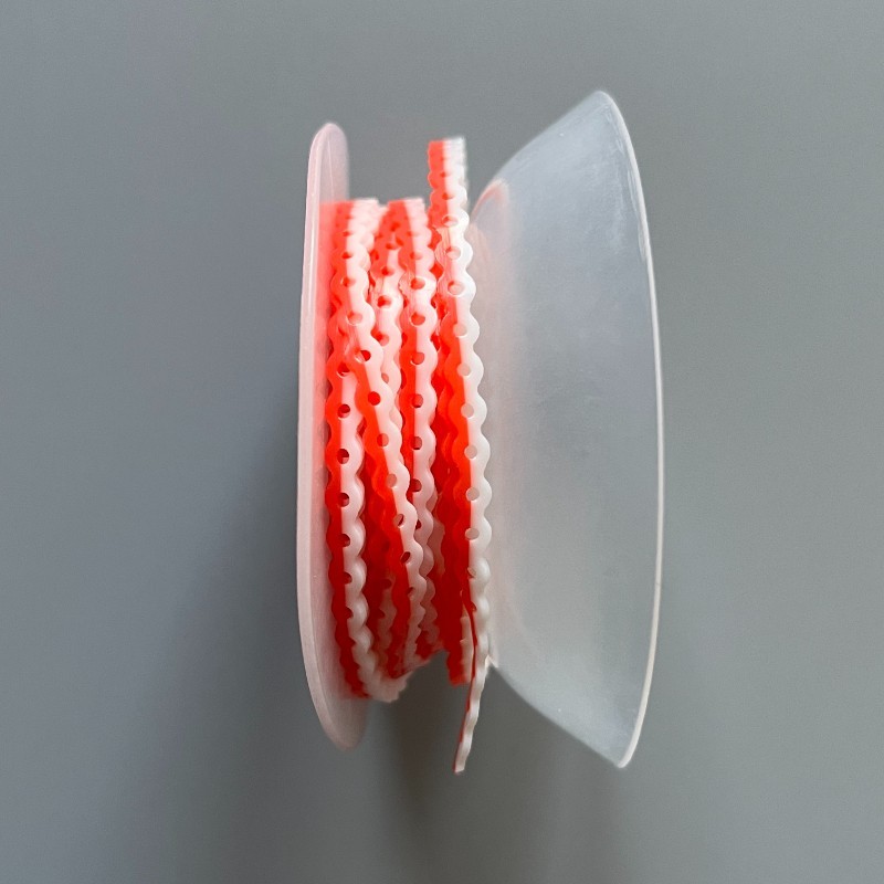 Dental Orthodontic Elastic Rubber Power Chain Braces Bands Short/Long/Close