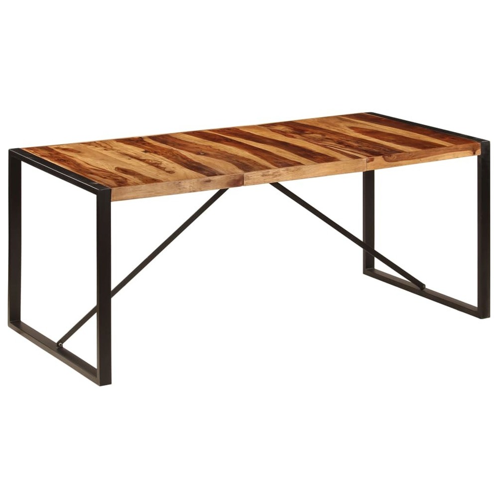 Dining Table Kitchen Table Dining Room Dinner Table Solid Acacia Wood vidaXL
