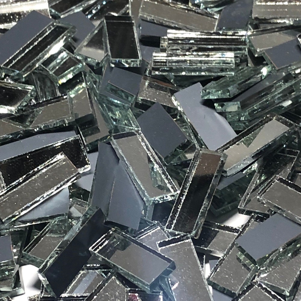 Mirror Glass Mosaic Tile Border Pieces