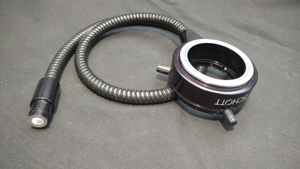 Schott Fiber Optic Light Illuminator Ring Light - BIN $69!