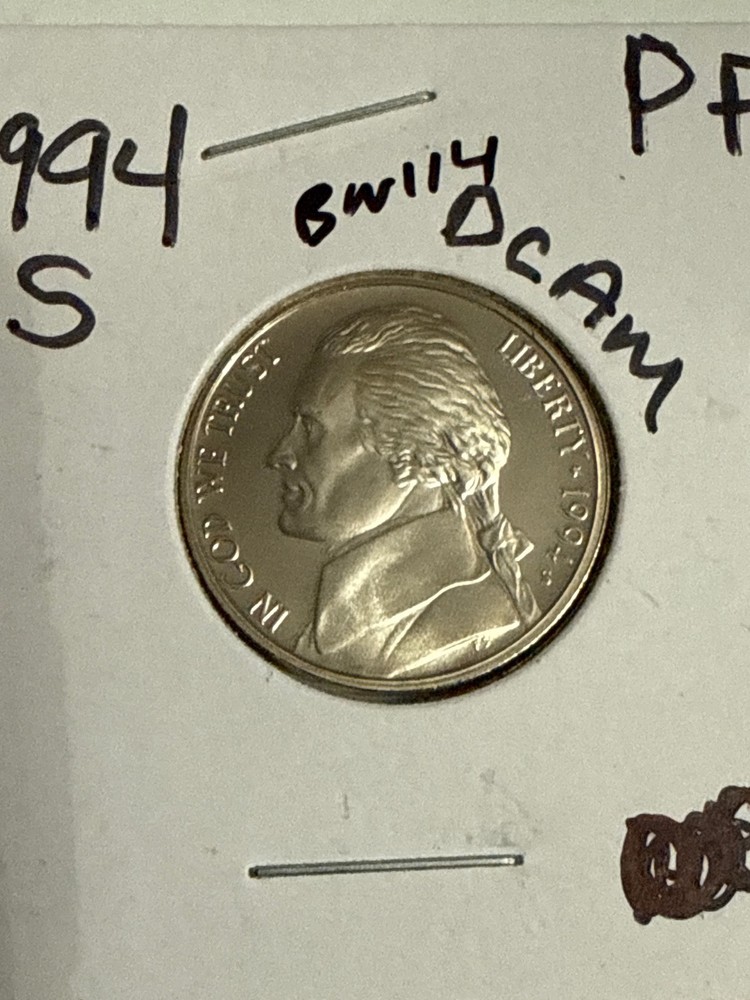 1994-S Proof Jefferson Nickel