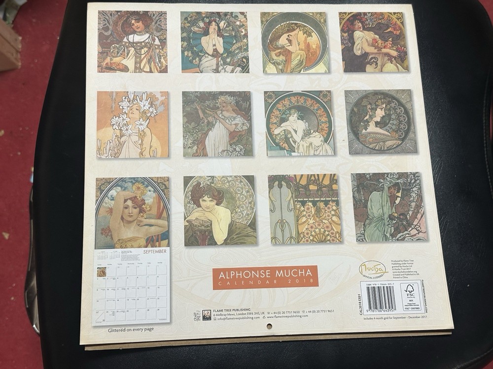 Alphonse Mucha 2020 Calendar (JC14
