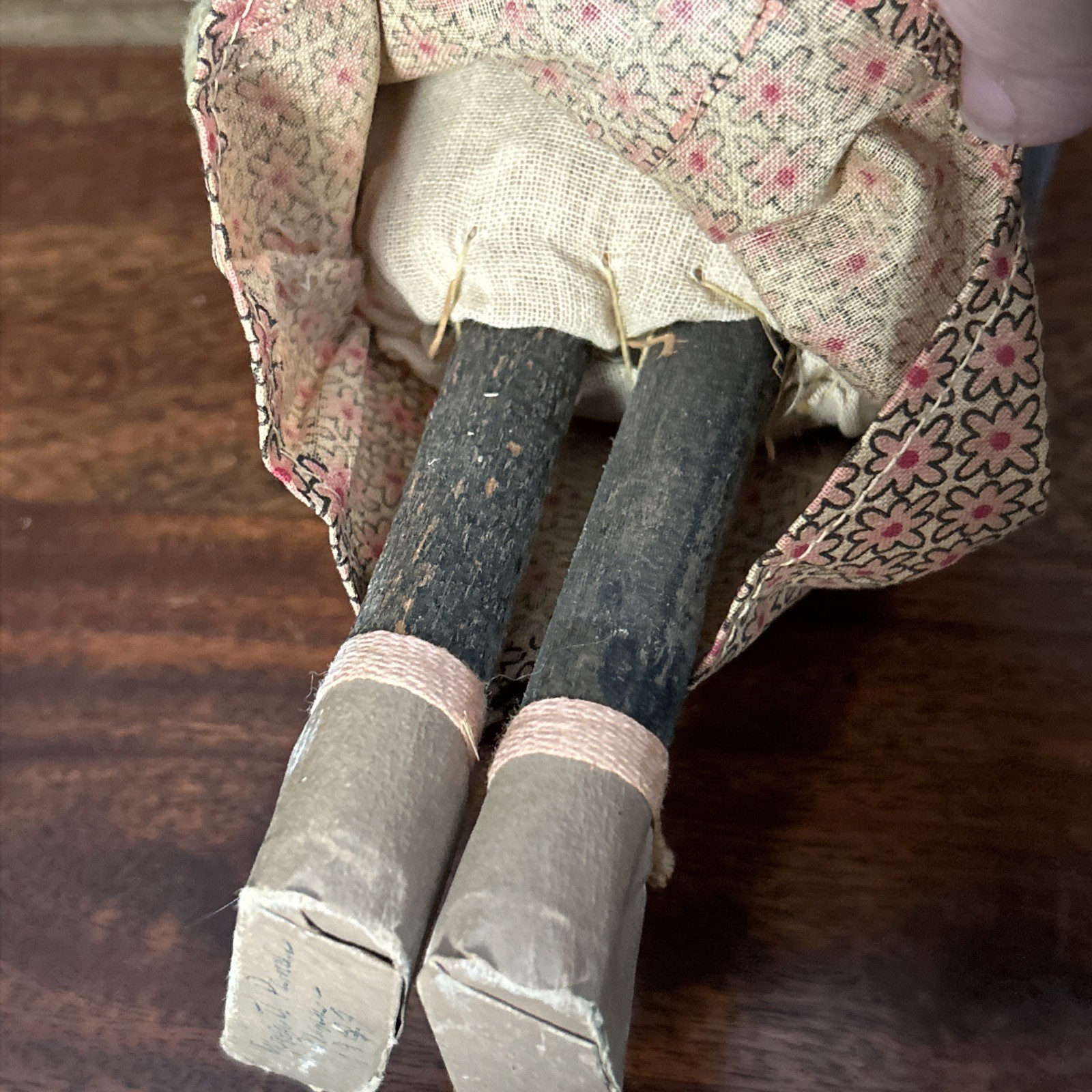 1940s Skookum Bully Good Indian Doll & Papoose 15” Native American