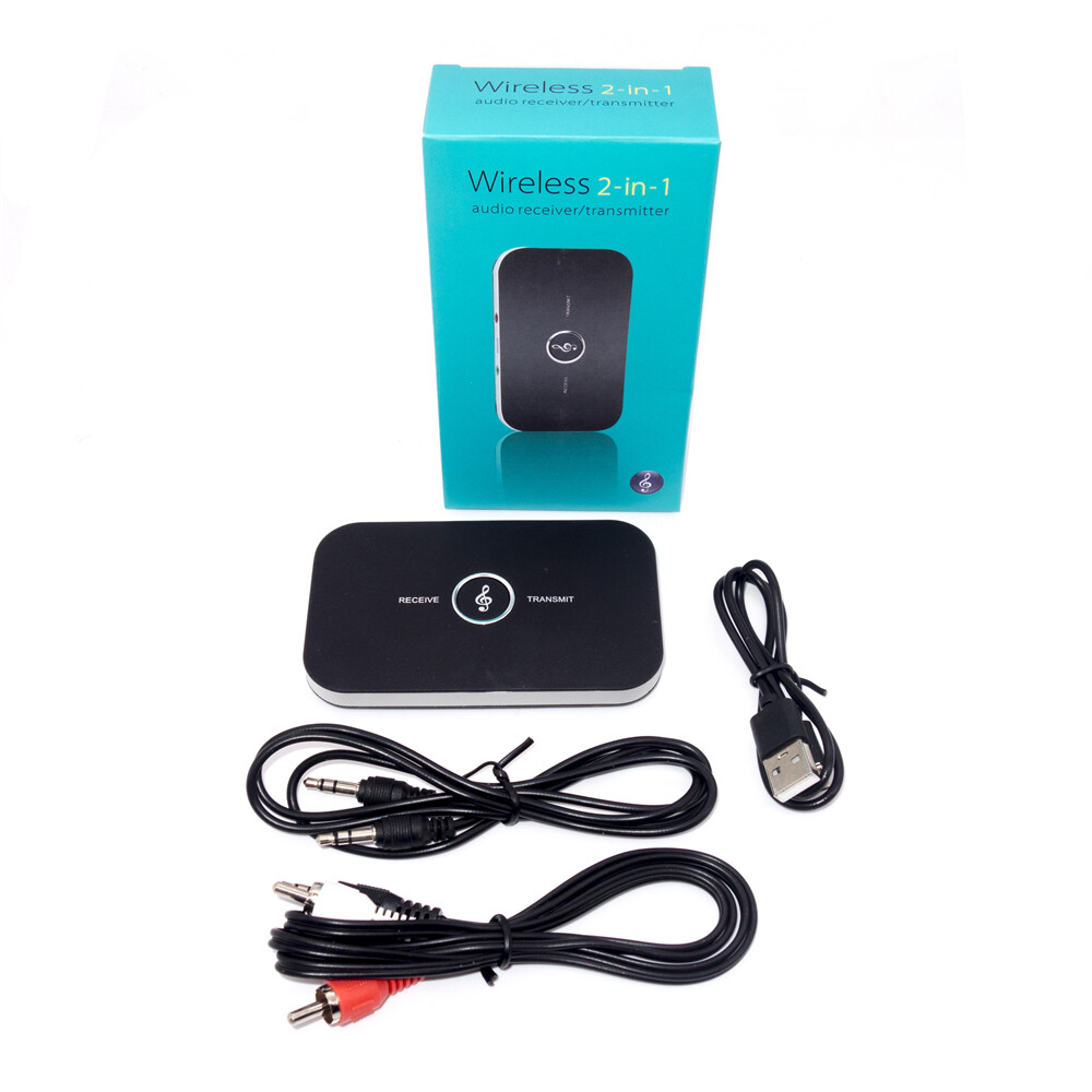 2in1 Bluetooth Transmitter + Receiver Wireless A2DP Home TV Stereo Audio Adapter