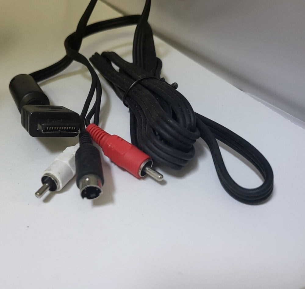6FT S-VIDEO CABLE FOR PLAYSTATION 1 2 PS2 PS3 PSONE MADE BY PERFORMANCE/INTERACT