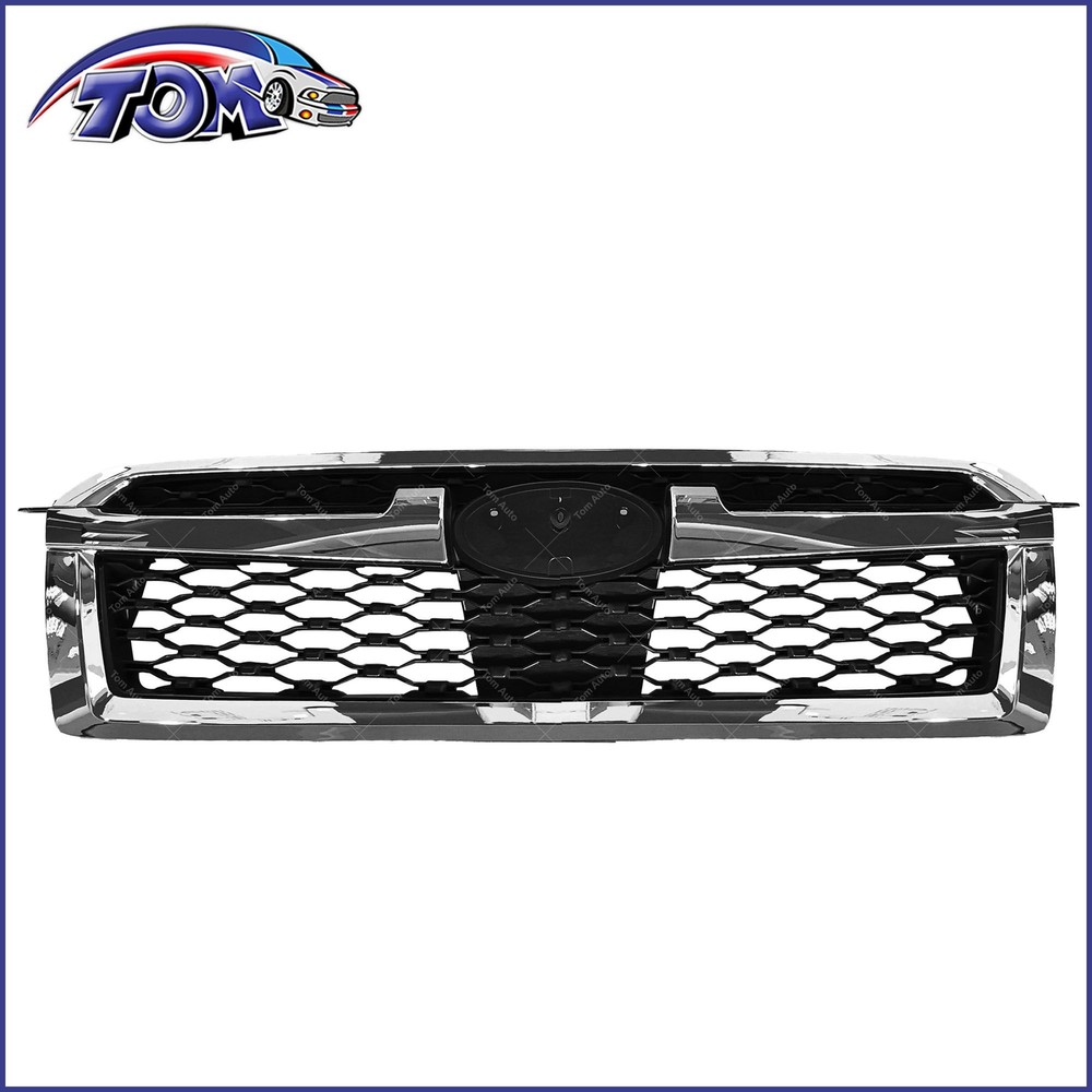 Grille Textured Black Shell and Insert Assembly For 2013-2014 Subaru Legacy