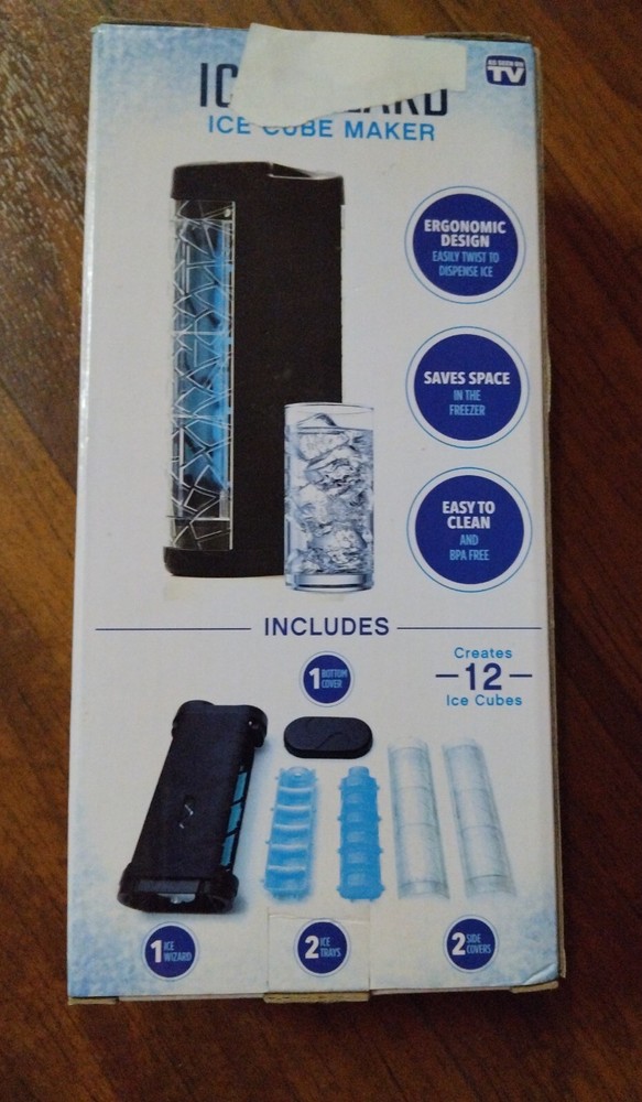 Allstar CEW01112 Ice Wizard 12 Ice Cube Maker Dispenser Open Box Creates 12 Cube