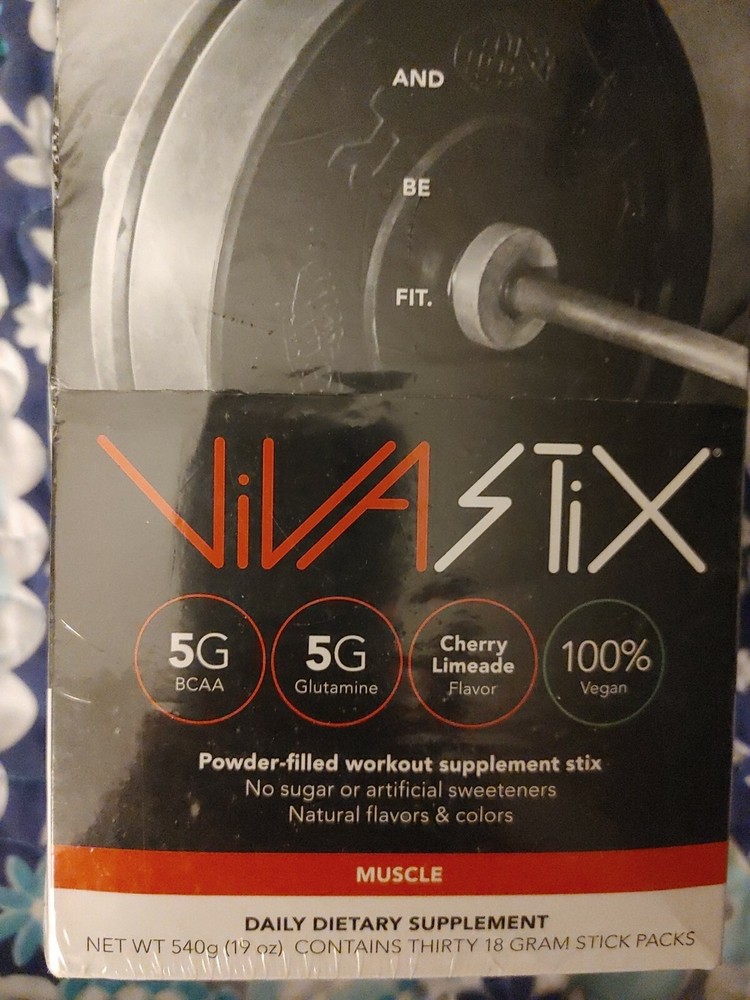 VivaStix • BCAAs, Glutamine & Beetroot 30 Single Serve Packets Cherry Limeade