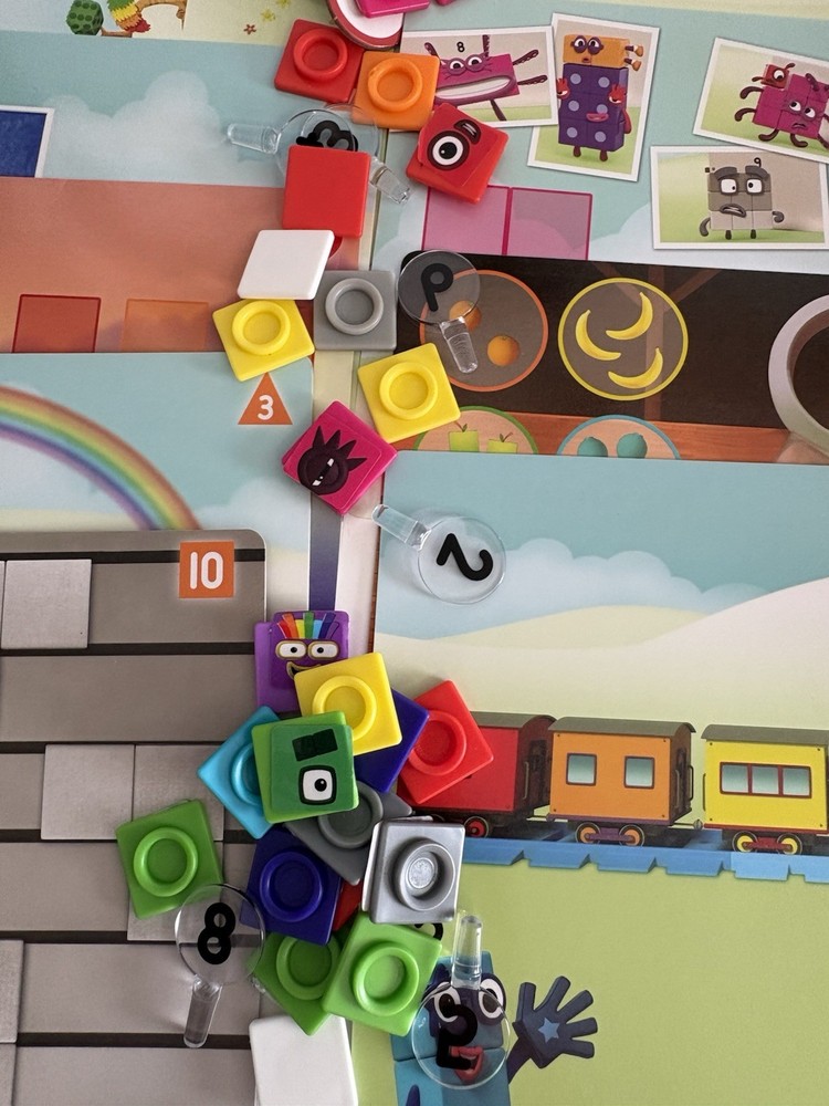 Numberblocks MathLink Cubes 1-10 Activity Set w Cards Mats & Cubes Incomplete