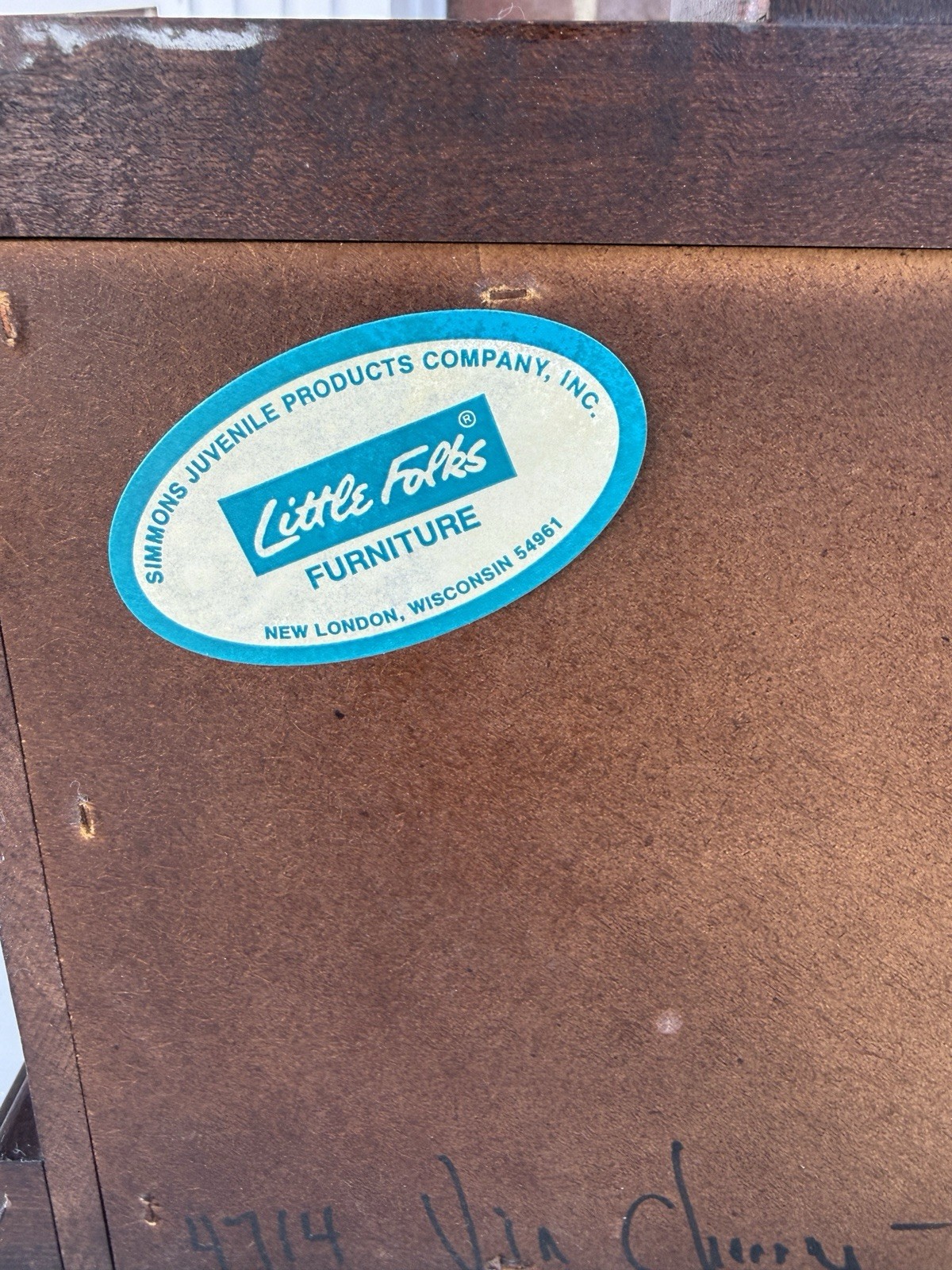 Simmons Wood Tabletop Vanity Mirror Swivel Dresser Top Shave Mirror w/ 3 Drawers