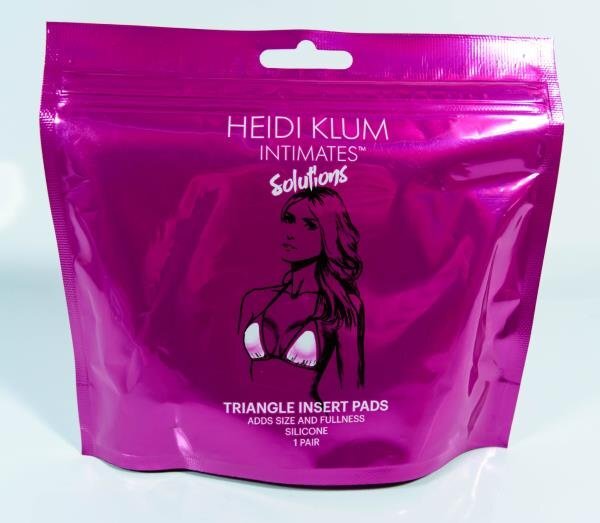 Heidi Klum Intimates Solutions Triangle Insert Pads, Silicone, 1 pair