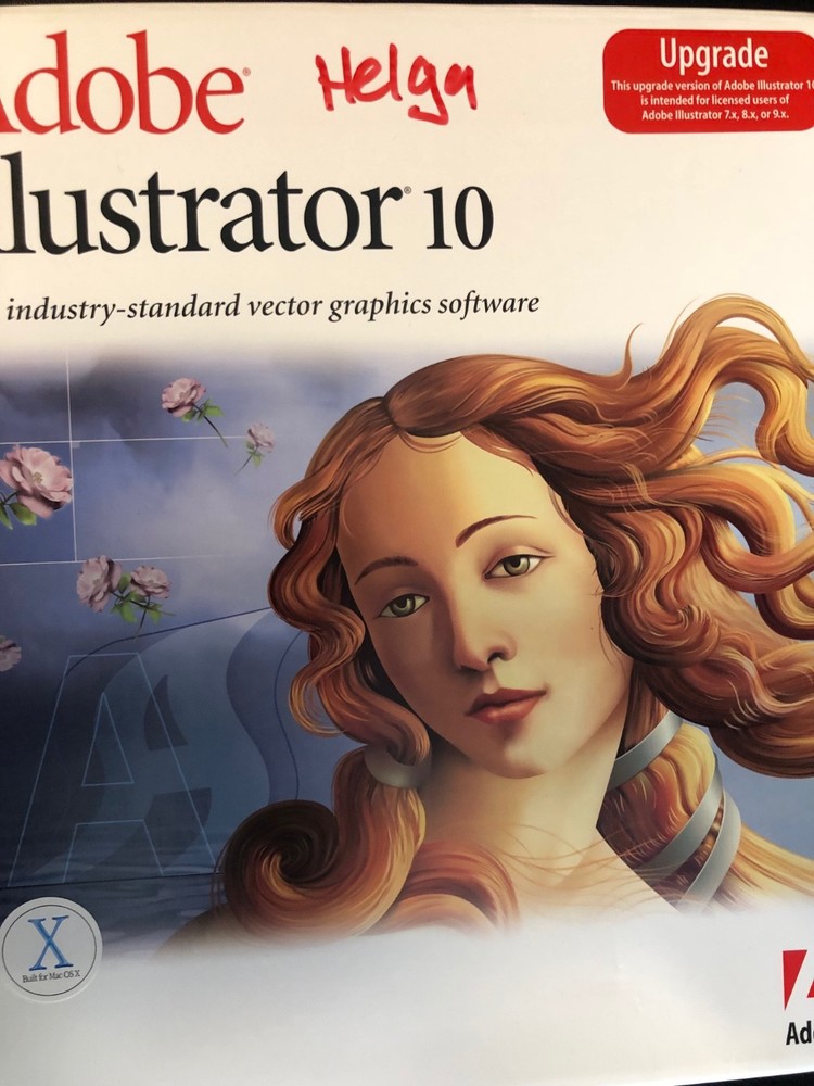 Adobe Illustrator 10 / Vintage Software Box Only