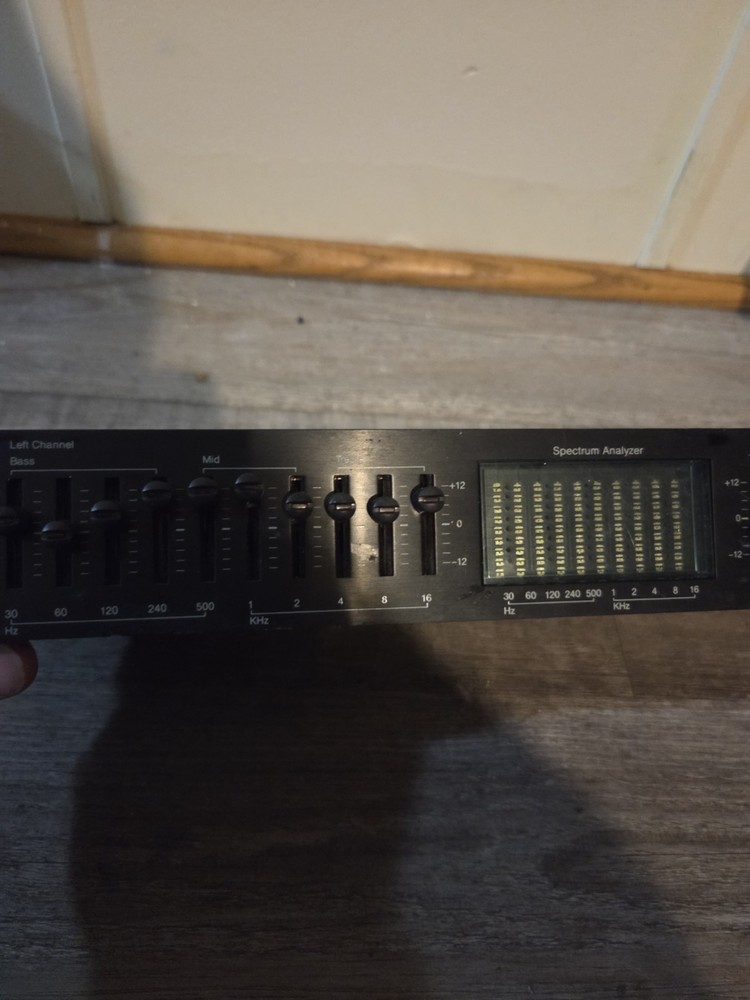 AudioSource Model EQ Eight Series II- 10 Band Graphic Equalizer UNTESTED