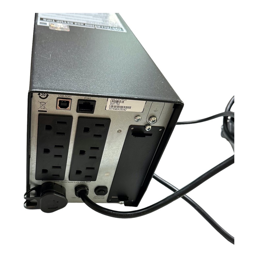 APC Smart-UPS 750VA Line Interactive Battery Backup