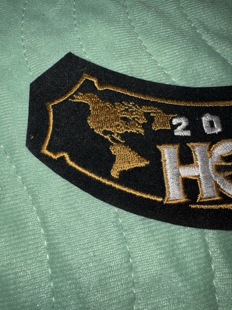 New WORLD 2015 Harley Davidson HOG Rocker Patch