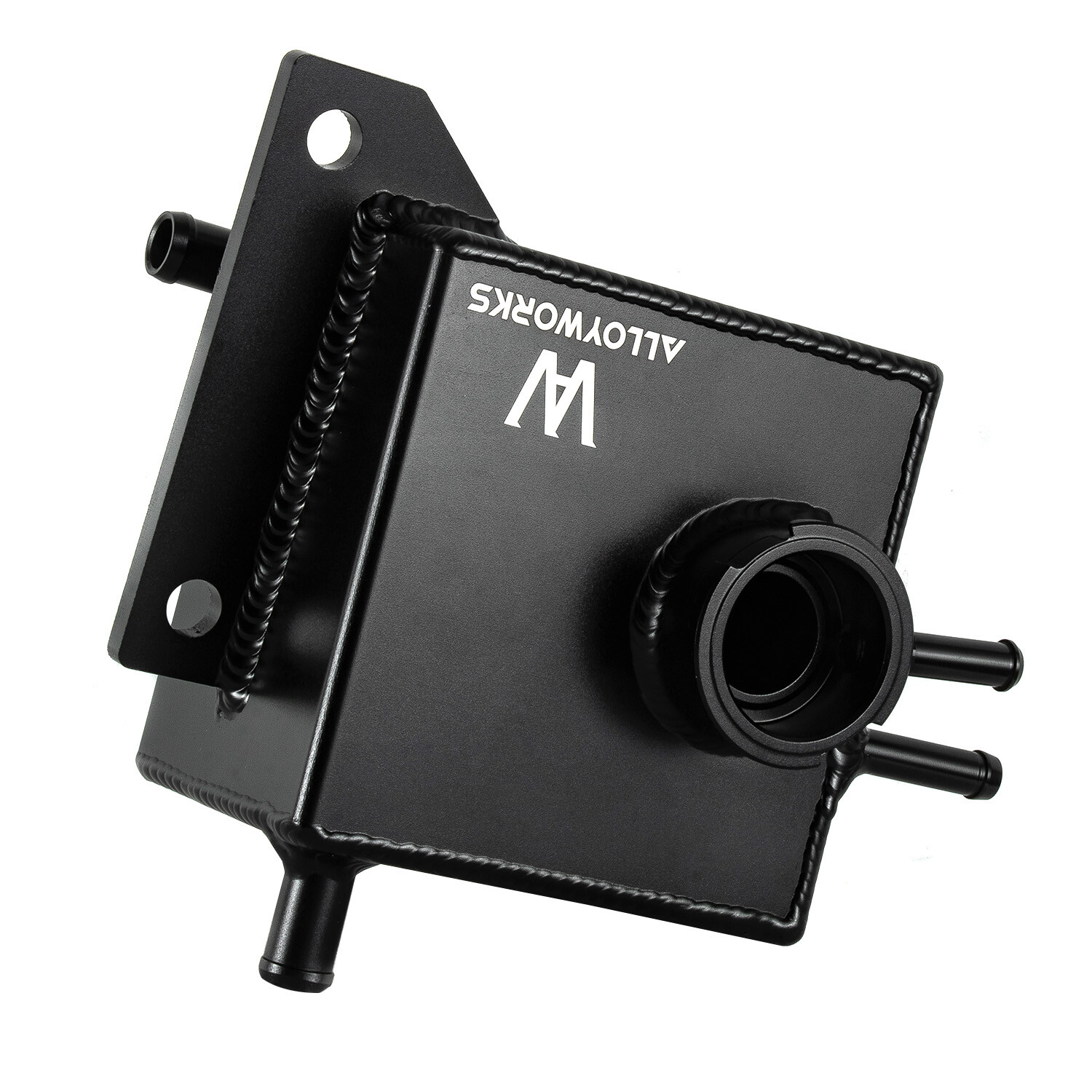 Aluminum Coolant Reservoir Tank For SUBARU 2002-2007 IMPREZA WRX 2004-2019 STI